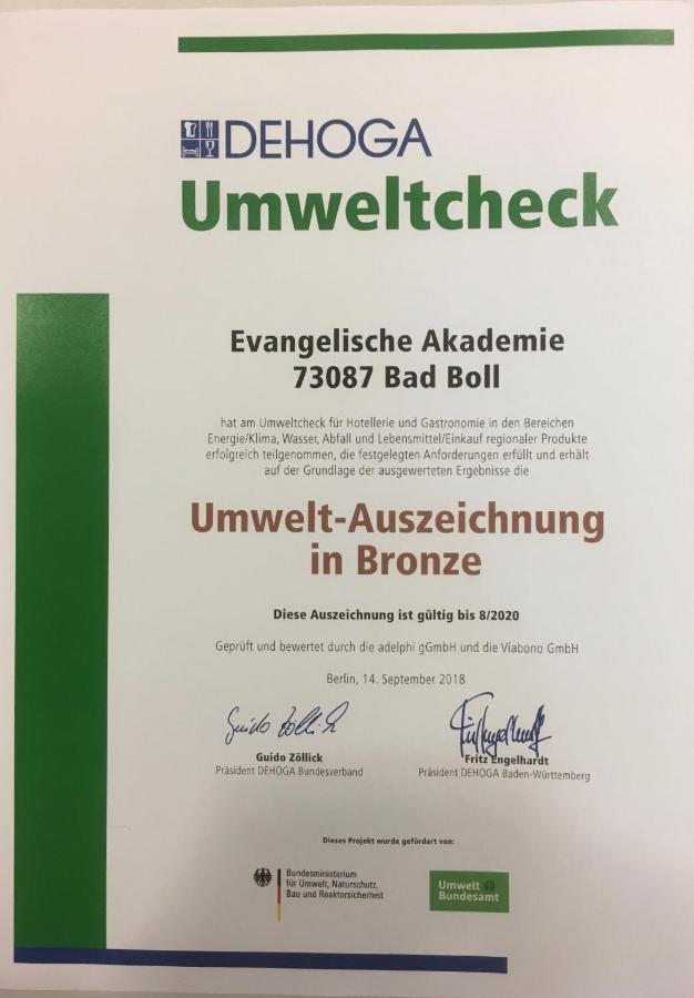 Evangelische Tagungsstaette Bad Boll Dış mekan fotoğraf
